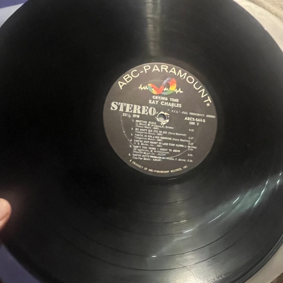 Ray Charles Crying Time 1966 LP Vinyl Record . - Picture 5 of 5